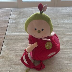 Plush ladybug Backpack